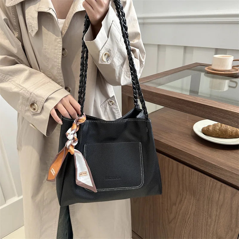 Silk Scarf Tote Bag