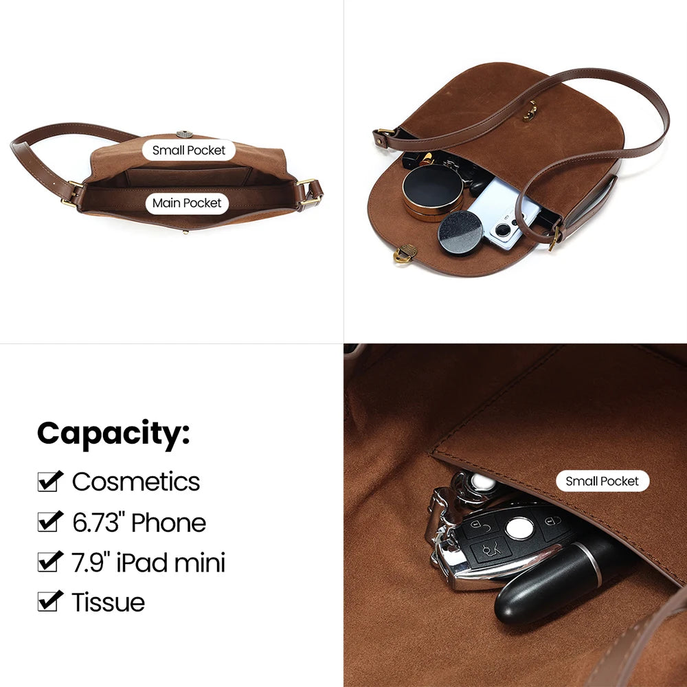 Leather Brown Suede