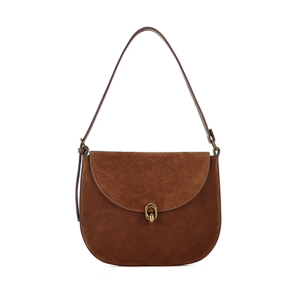 Leather Brown Suede