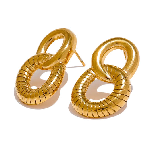 Double Round Stud