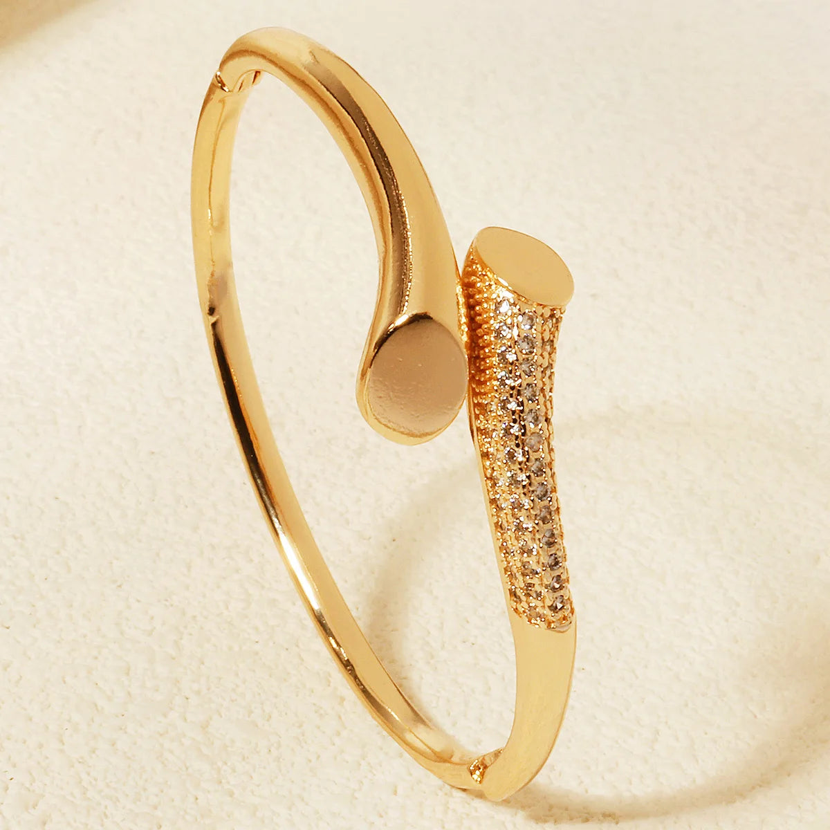 Studded Open Bangle