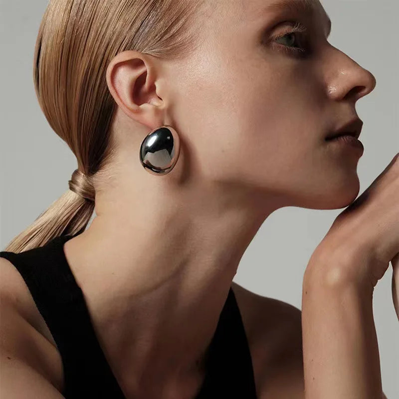 Big Oval Earring