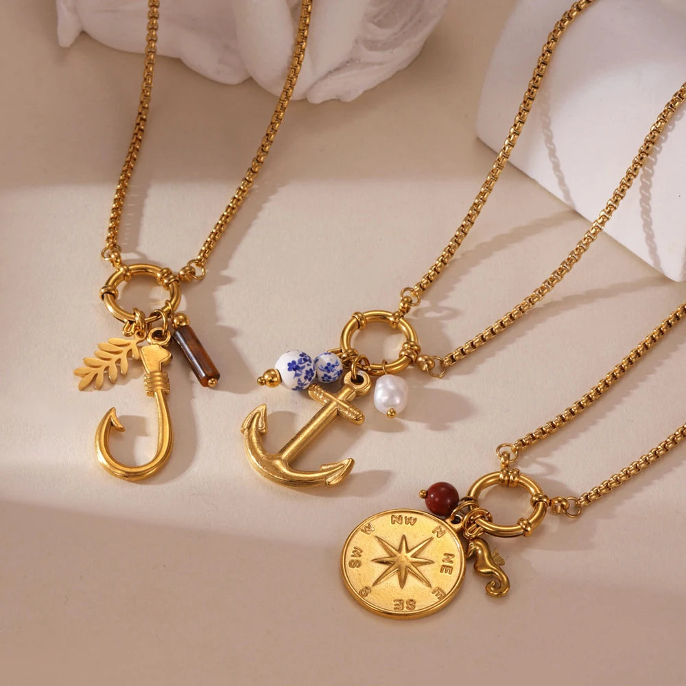 Anchor Pendant Necklace
