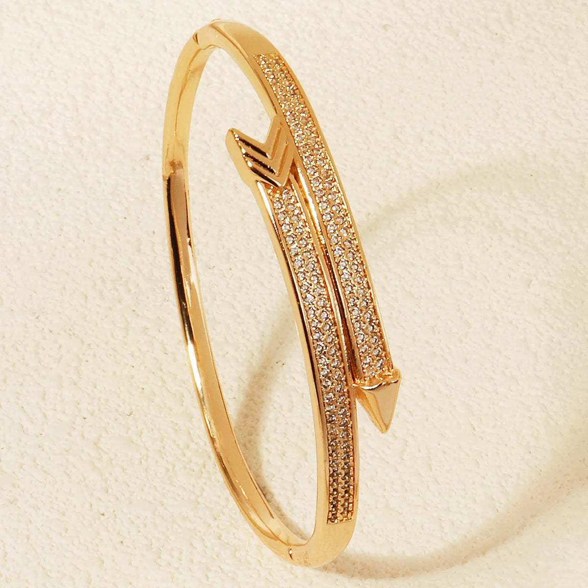 Studded Open Bangle