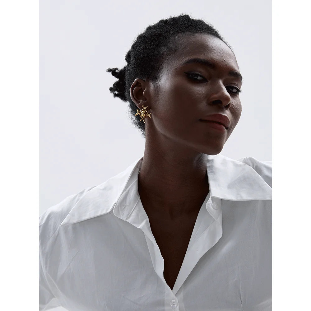 Chic Geometric Stud
