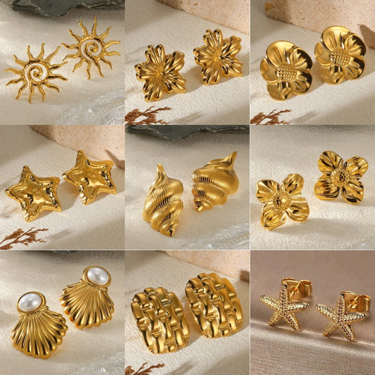 Stud Stainless Steel Earrings